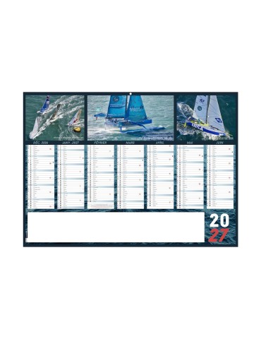 Calendrier bancaire 2027 personnalisable VOILE 2