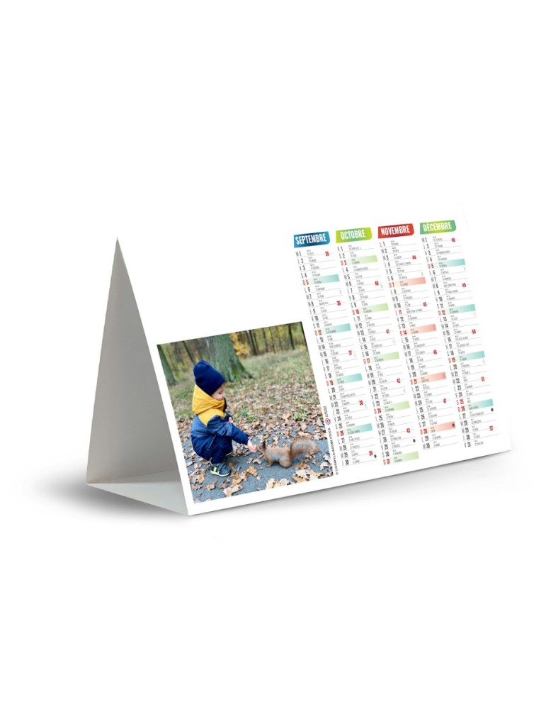Calendrier chevalet KIDS 2027 personnalisable