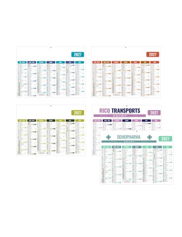 Calendrier bancaire GAMECO 2027 à personnaliser