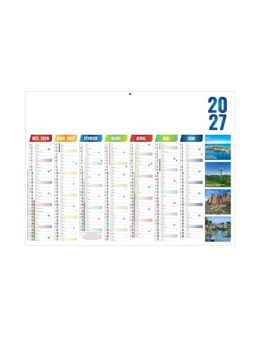 Calendrier bancaire ALEXANDRE 2027 personnalisable 2