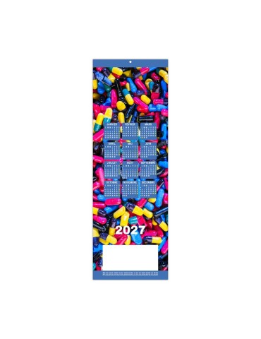 Estampe murale calendrier 2027 Élise personnalisable 2