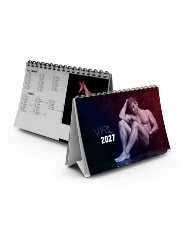 Calendrier chevalet de bureau 2027 Viril personnalisable