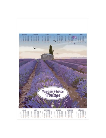 Poster calendrier 2027 personnalisable Tourisme