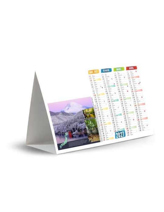 Calendrier chevalet 2027 personnalisable Thermalisme