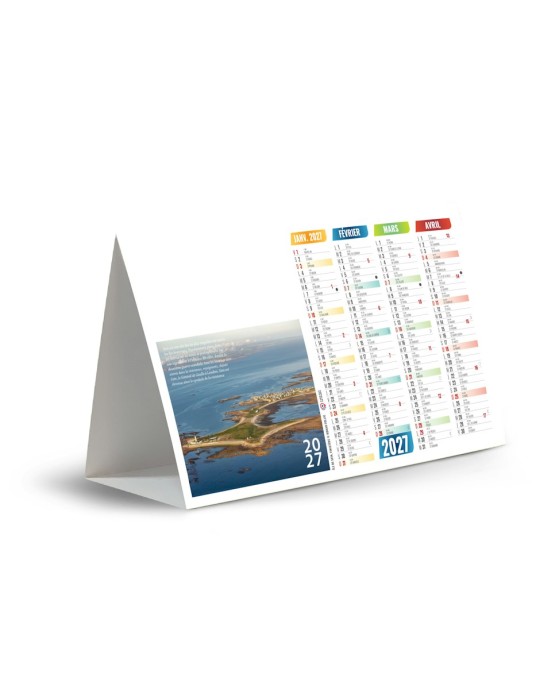 Calendrier chevalet de comptoir 2027 TRISKELE