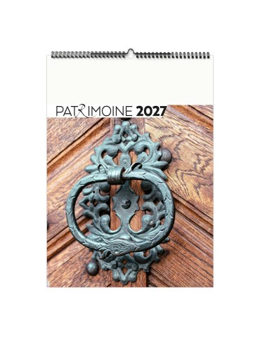 Calendrier illustré 2027 personnalisé PATRIMOINE 2