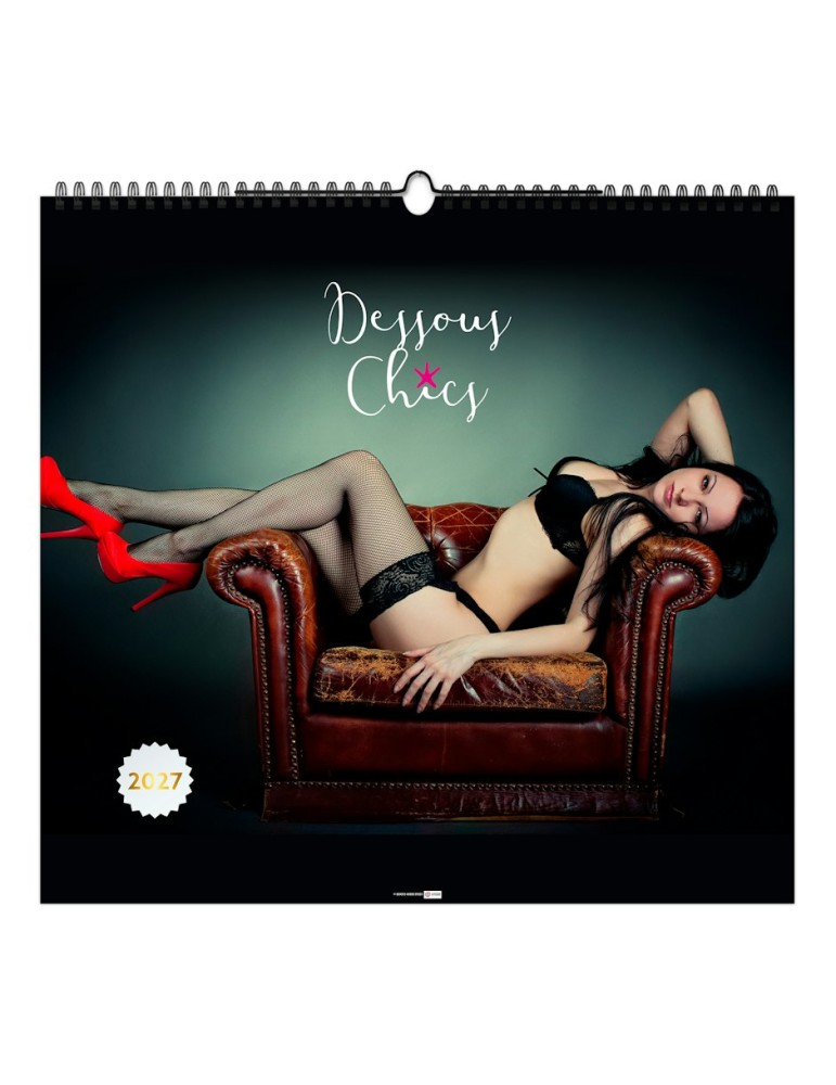 Calendrier illustré 2027 DESSOUS CHICS personnalisable