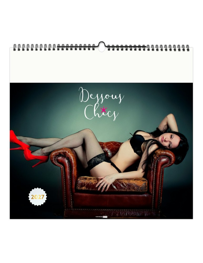 Calendrier illustré 2027 DESSOUS CHICS personnalisable