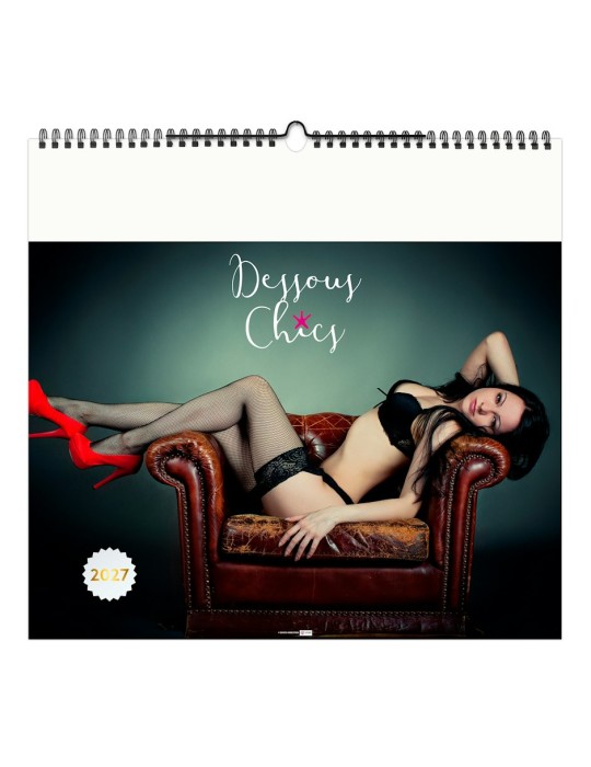 Calendrier illustré 2027 DESSOUS CHICS personnalisable