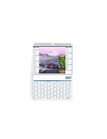 Calendrier illustré 2027 EAU personnalisable, thermalisme