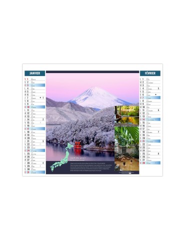 Calendrier illustré 2027 EAU personnalisable, thermalisme 2