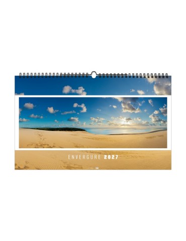 Calendrier illustré panoramique 2027 ENVERGURE personnalisé