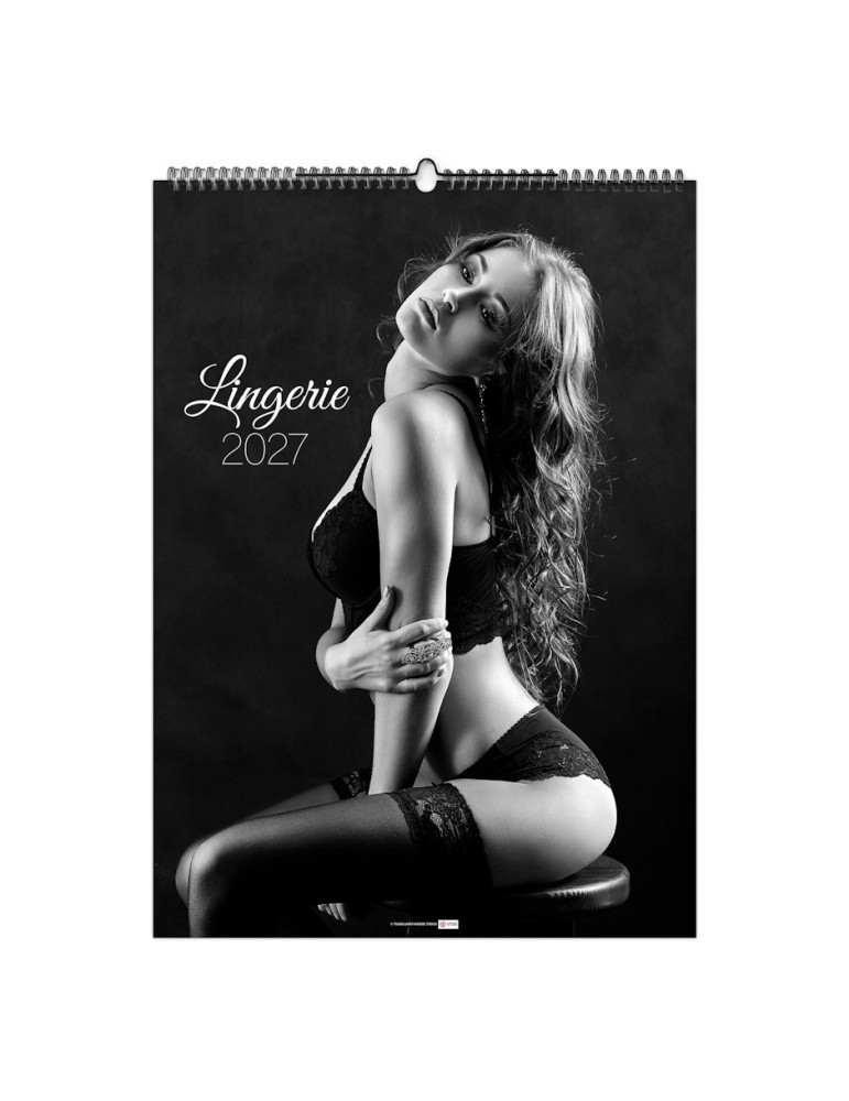 Calendrier illustré Lingerie 2027 à personnaliser