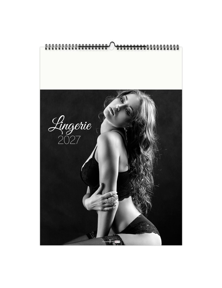 Calendrier illustré Lingerie 2027 à personnaliser