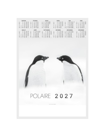 Poster-calendrier Boréal 2027 à personnaliser