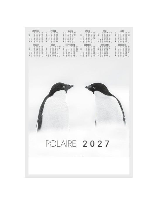 Poster-calendrier Boréal 2027 à personnaliser