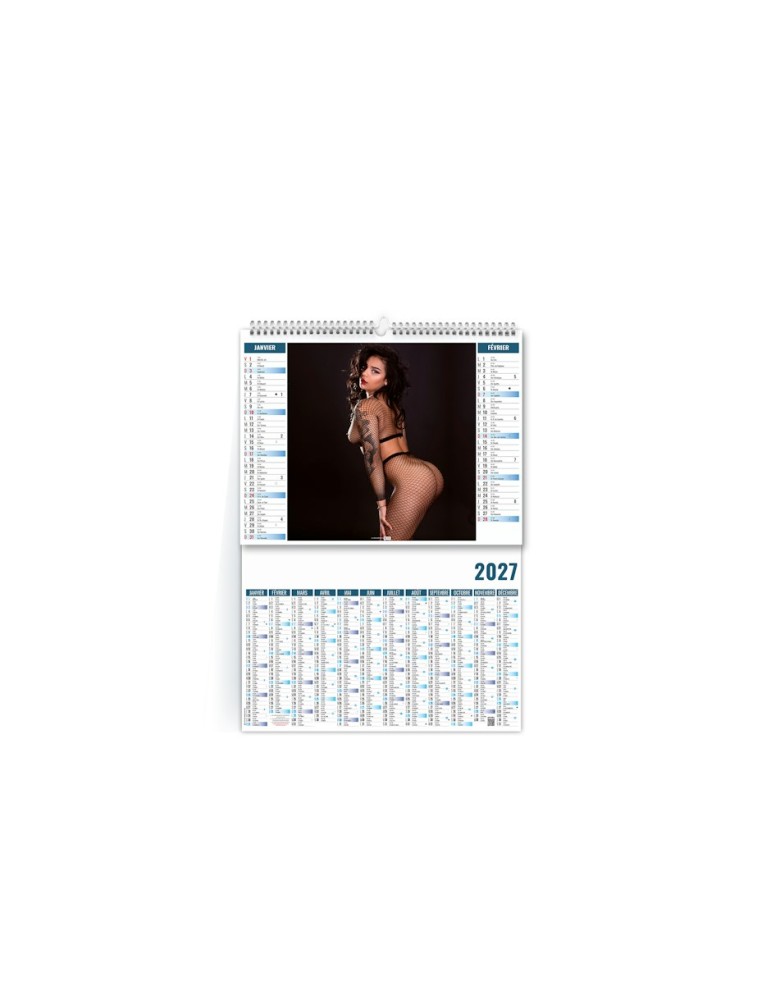Calendrier bancaire illustré 2027 personnalisé Envie