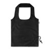 Sac de Courses Pliable Éco-responsable en RPET - FOLDPET Matières : PET recyclé Couleurs : noir
