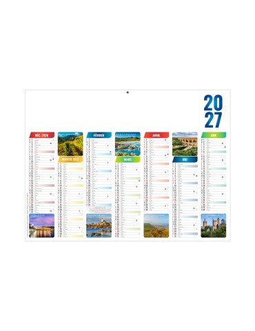 Calendrier bancaire 2027 personnalisable Émilien 2