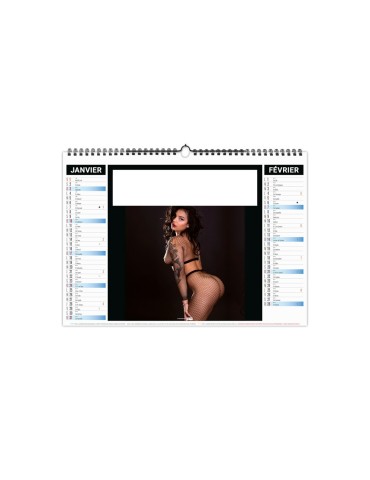 Calendrier illustré 2027 Incitation personnalisable 2