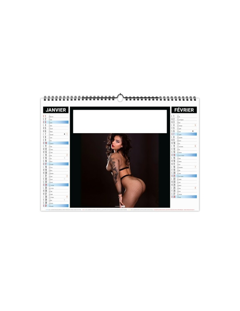 Calendrier illustré 2027 Incitation personnalisable