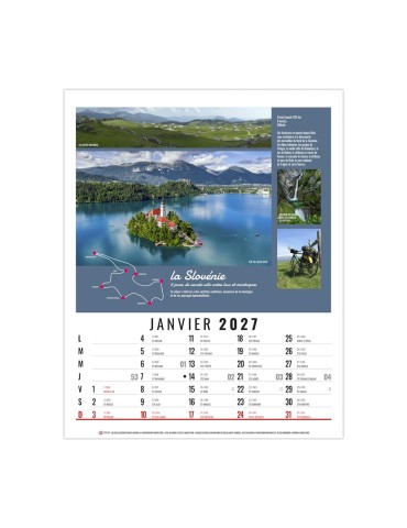 Calendrier illustré 2027 Romain personnalisable 2