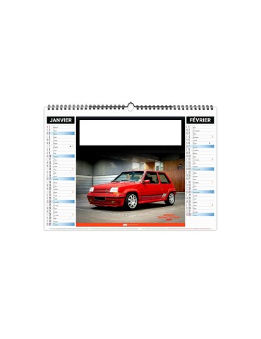 Calendrier illustré 2027 personnalisable Bains 2