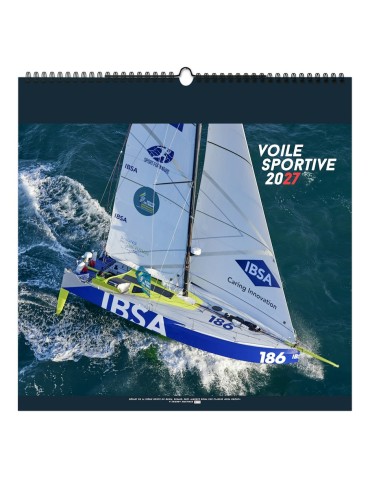 Calendrier illustré 2027 personnalisé Voile sportive