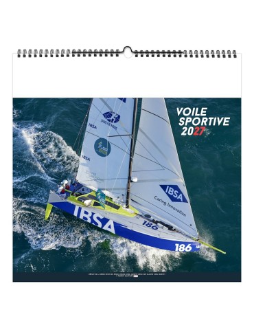 Calendrier illustré 2027 personnalisé Voile sportive 2