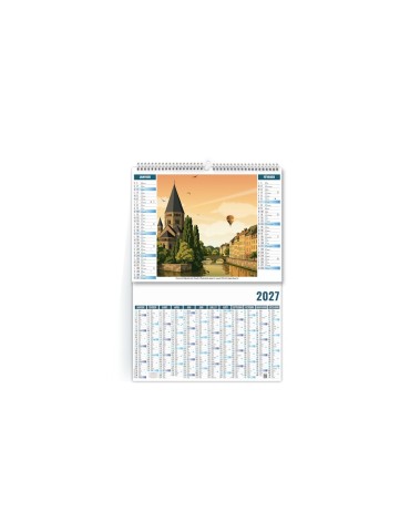 Calendrier illustré 2027 DÉCOUVERTES personnalisable