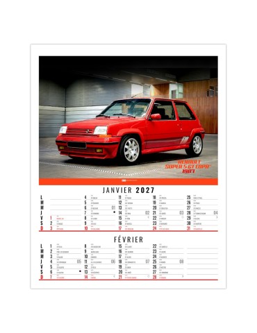 Calendrier illustré 2027 personnalisable 6 feuillets Gilles 2