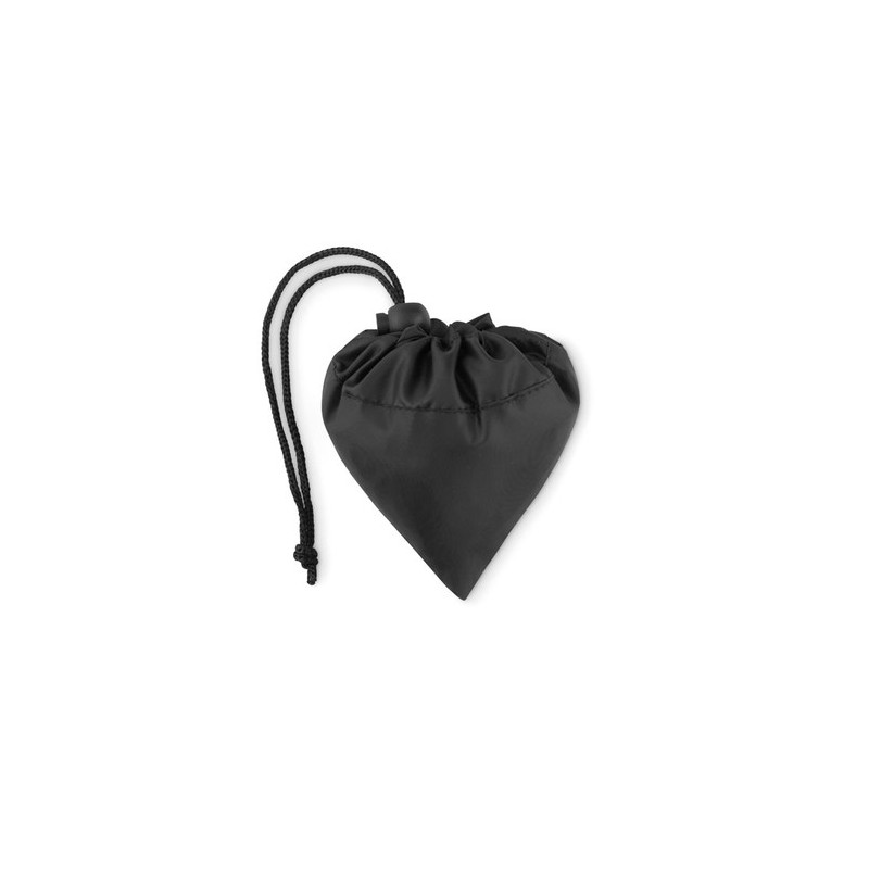 Sac de Courses Pliable Éco-responsable en RPET - FOLDPET Matières : PET recyclé Couleurs : noir goodies entreprise design
