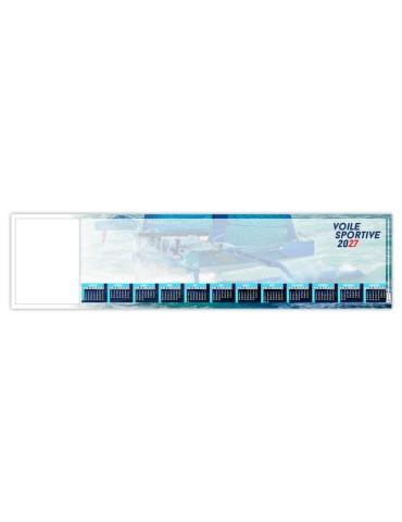 Sous-main clavier 2027 personnalisable Skipper
