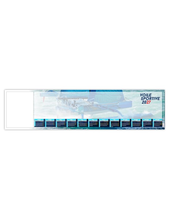 Sous-main clavier 2027 personnalisable Skipper