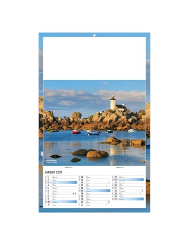 Calendrier éphéméride 2027 personnalisable Sam