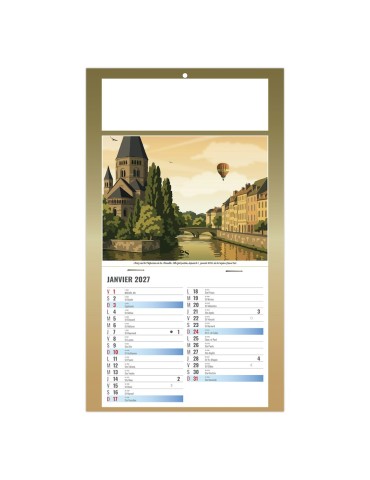 Calendrier illustré 2027 REINE à personnaliser