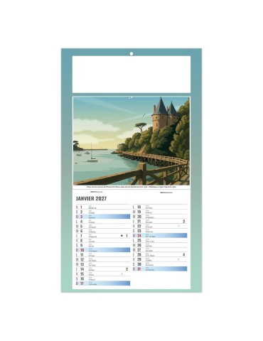 Calendrier illustré 2027 REINE à personnaliser 2