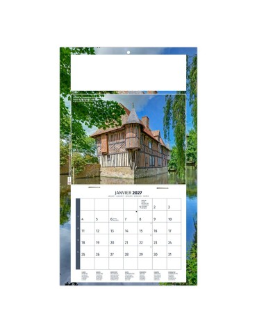 Calendrier une vue 2027 avec logo Stéphane 2