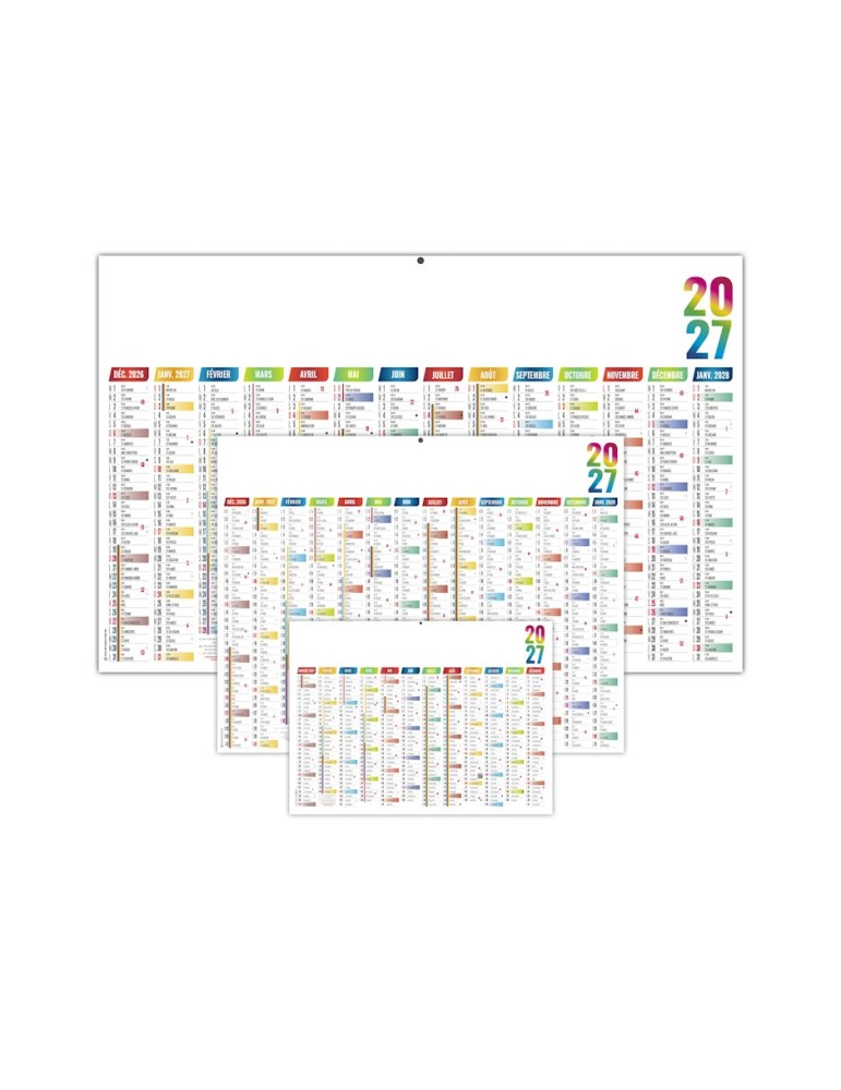 Calendrier bancaire 2027 Casimir avec logo