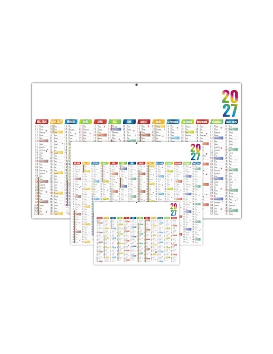 Calendrier bancaire 2027 Casimir avec logo