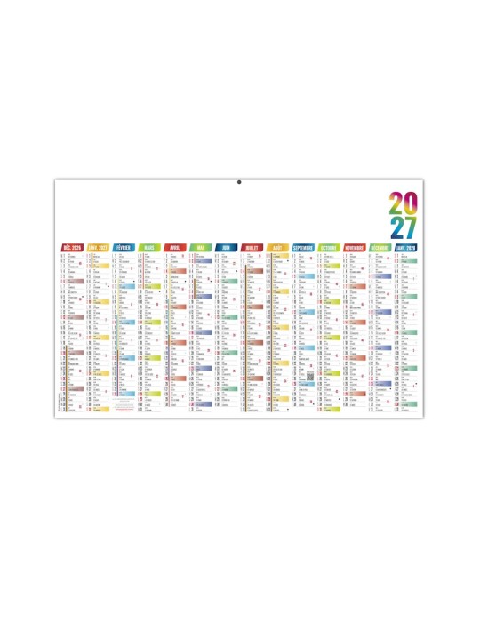 Calendrier bancaire 2027 Casimir avec logo