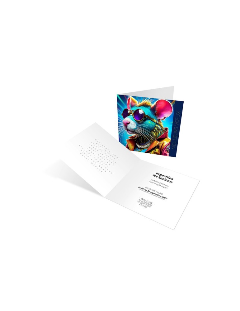 Carte de correspondance personnalisable 100 % création