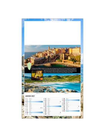 Calendrier éphéméride 2027 NOÉ avec personnalisation