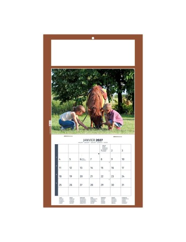 Calendrier illustré 2027 RÉMI personnalisable 2