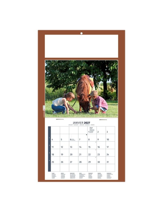 Calendrier illustré 2027 RÉMI personnalisable