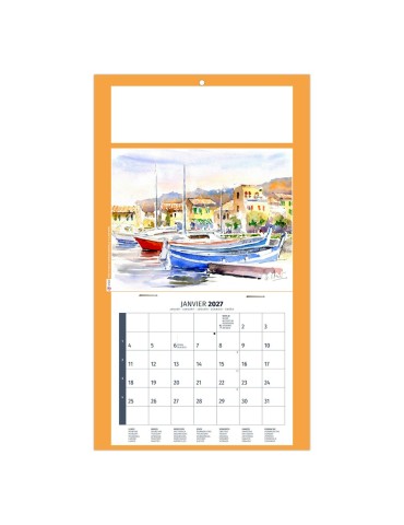 Calendrier illustré 2027 Émilie à personnaliser 2