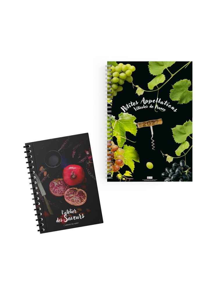 Carnet à spirale personnalisable, couverture rigide