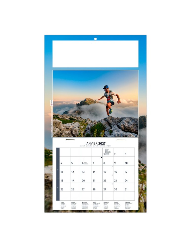 Calendrier illustré 2027 personnalisé Kelly