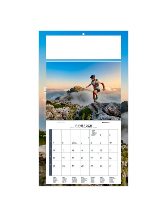 Calendrier illustré 2027 personnalisé Kelly