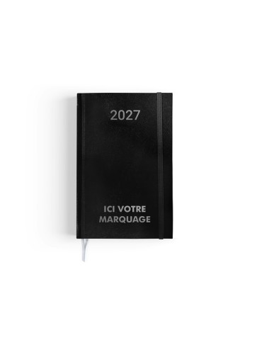 Agenda de chantier 2027 personnalisable avec couverture rigide 2